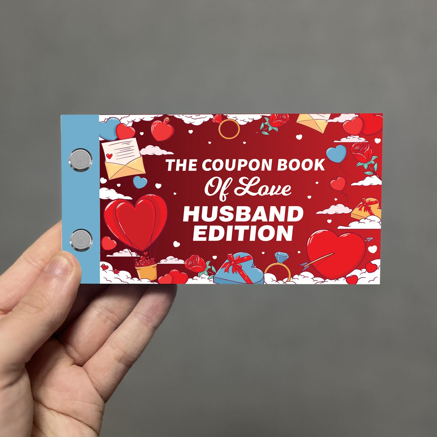 Husband Coupon Book Of Love Valentines Day Gifts For Him