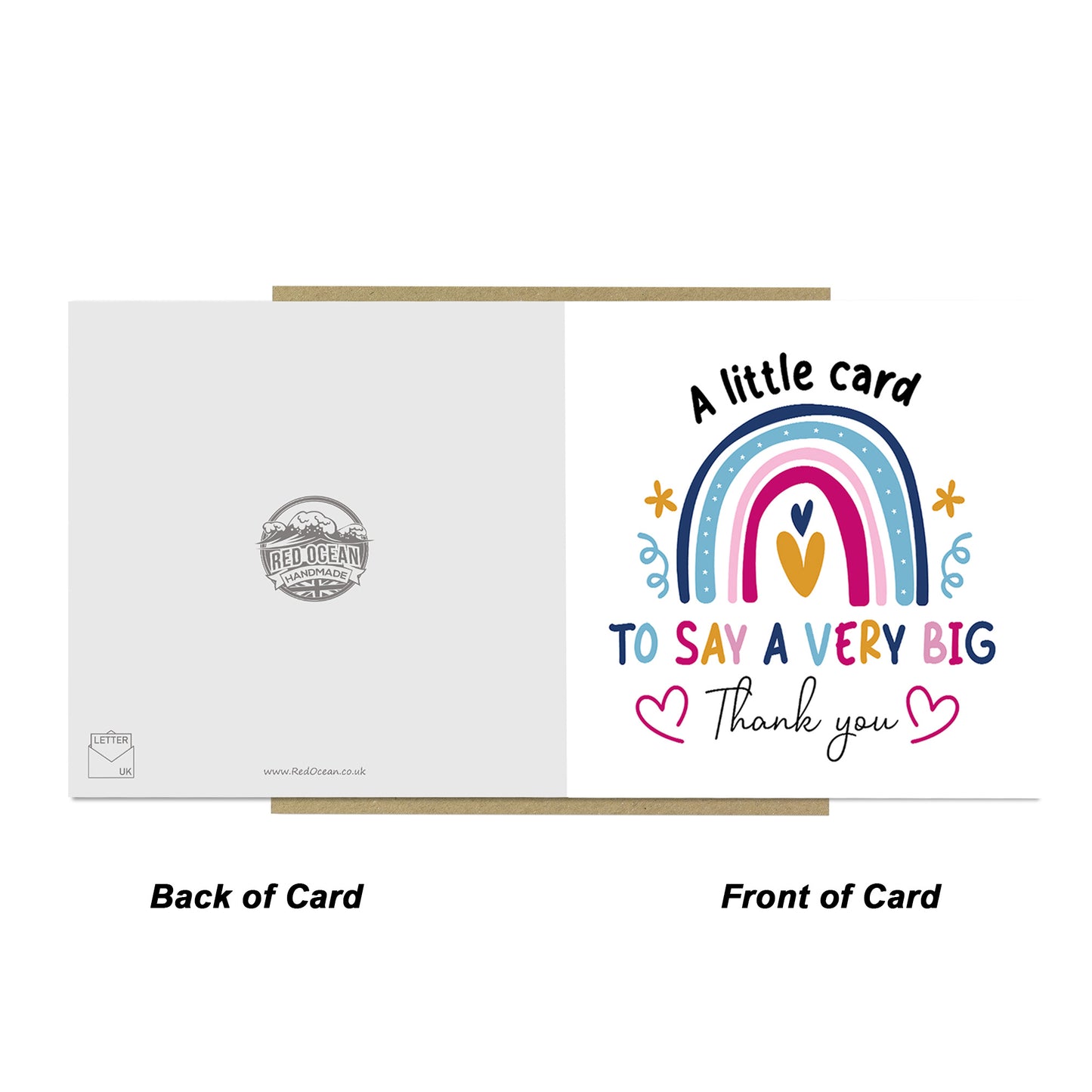 thank you card Gift card for teacher friend her him appreciation