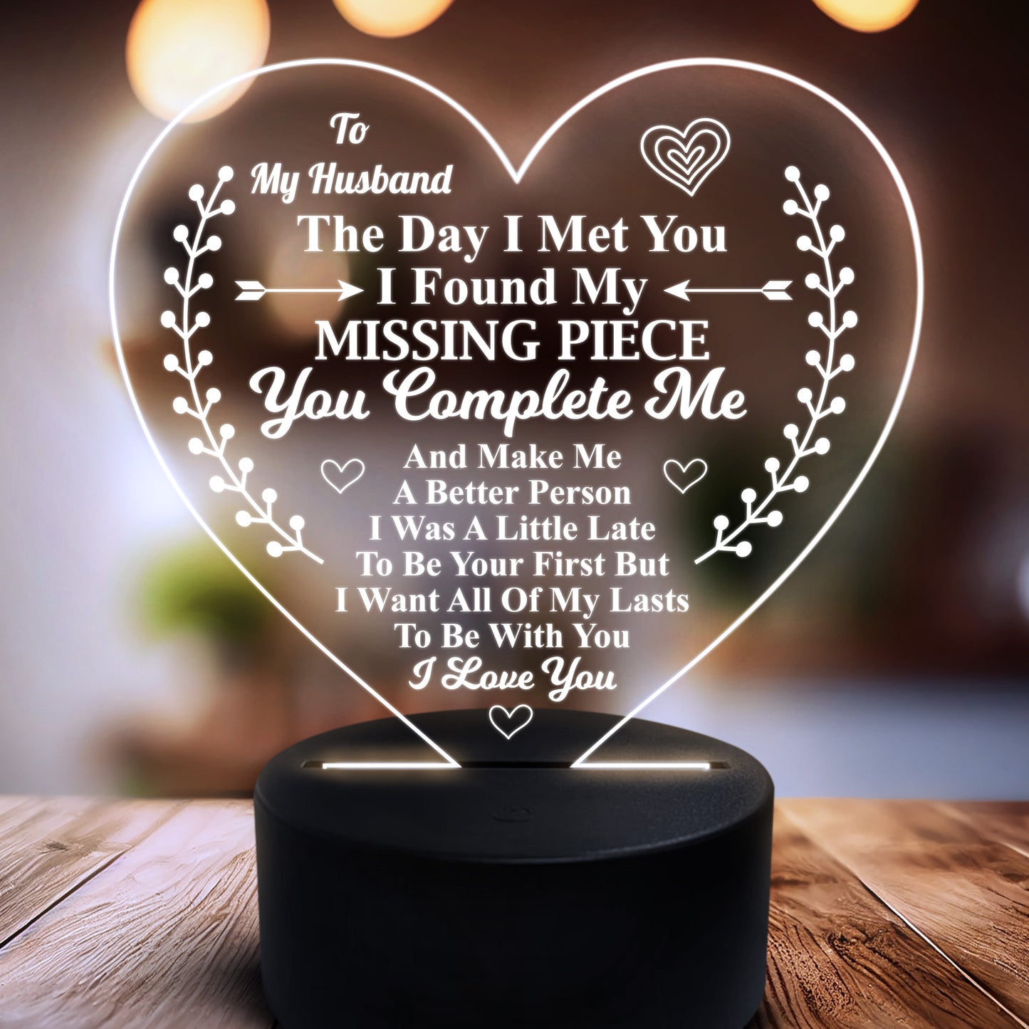 Gifts For Husband Acrylic Night Light Birthday Gifts For Him