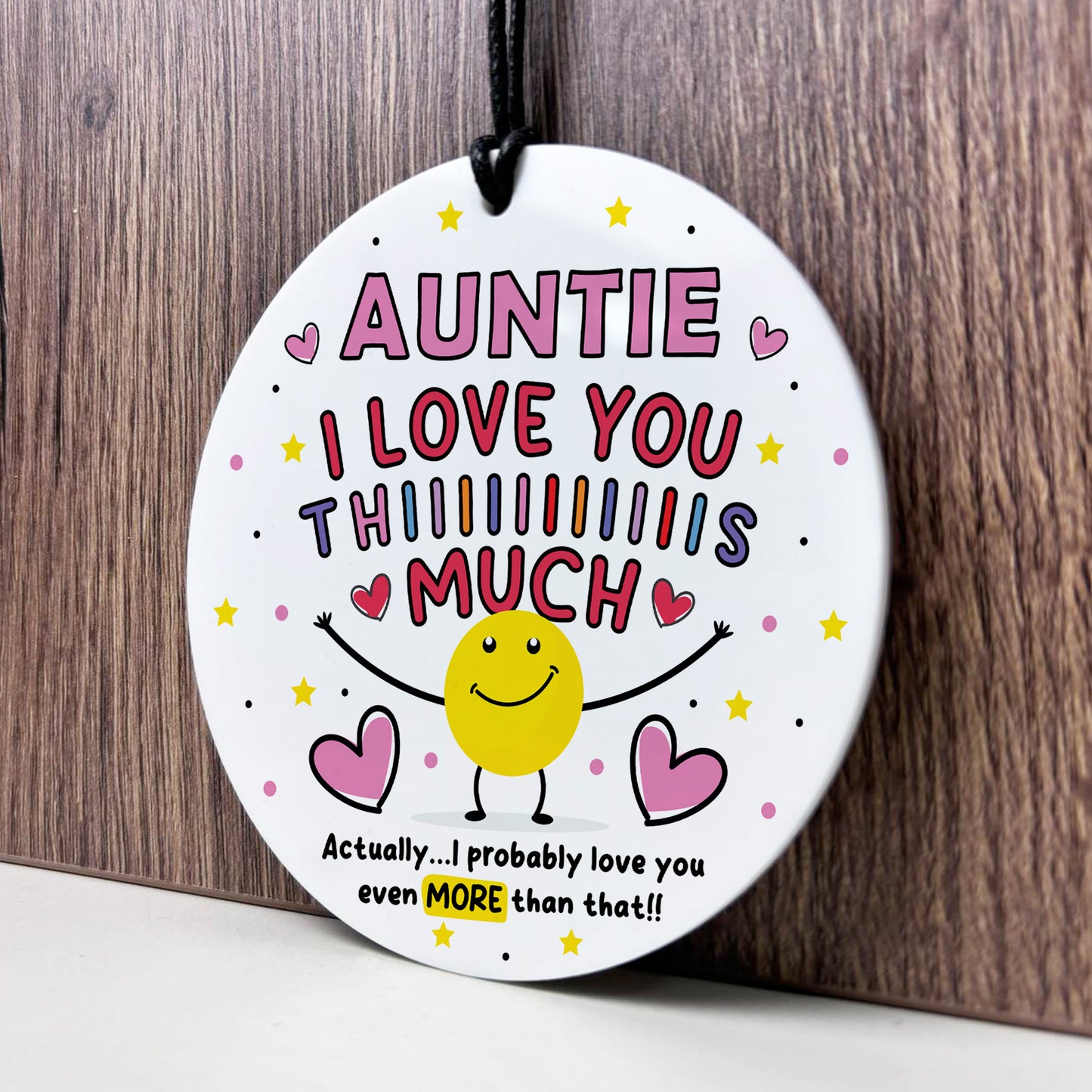 Gift For Best Auntie I Love You This Much Auntie Birthday Gift