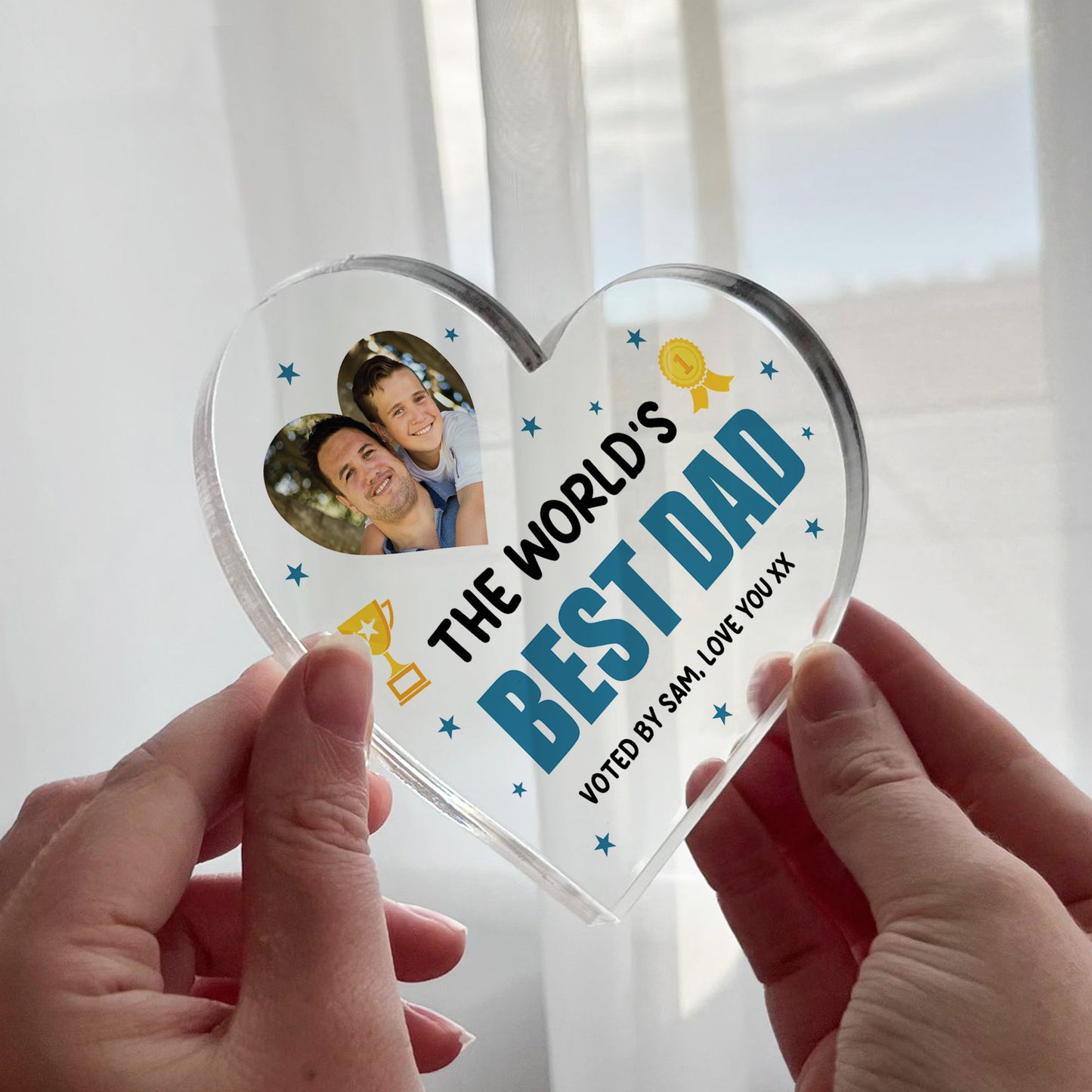 Dad Gifts For Fathers Day Birthday Worlds Best Dad Plaque