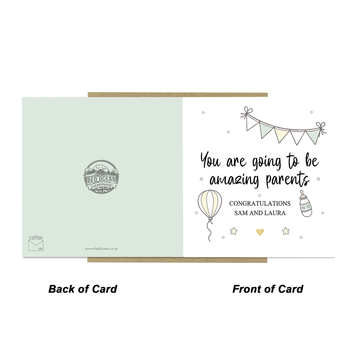 Personalised Pregnancy Card You Are Going To Be Amazing Parents