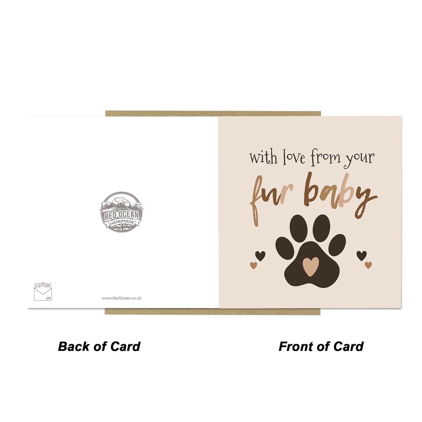Happy Birthday Card From Your Fur Baby Birthday Card From Dog
