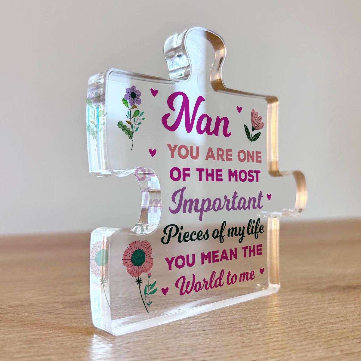 Nan Gifts Important Pieces Of My Life Thank You Gift For Nan