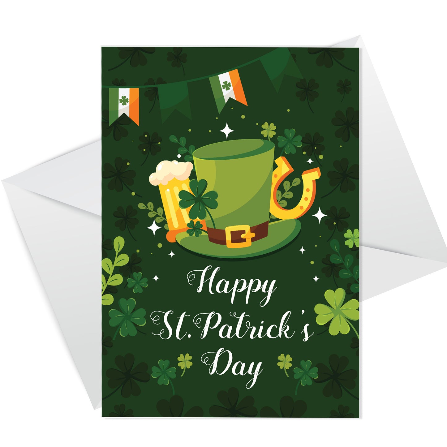 St Patricks Day Pack of 6 Greeting Cards For Friends Family