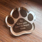 Pet Loss Gift Paw Print Gift Animal Lovers Gift Dog Memorial