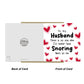 Funny Husband Valentine's Day Card Snoring Card Valentines Card