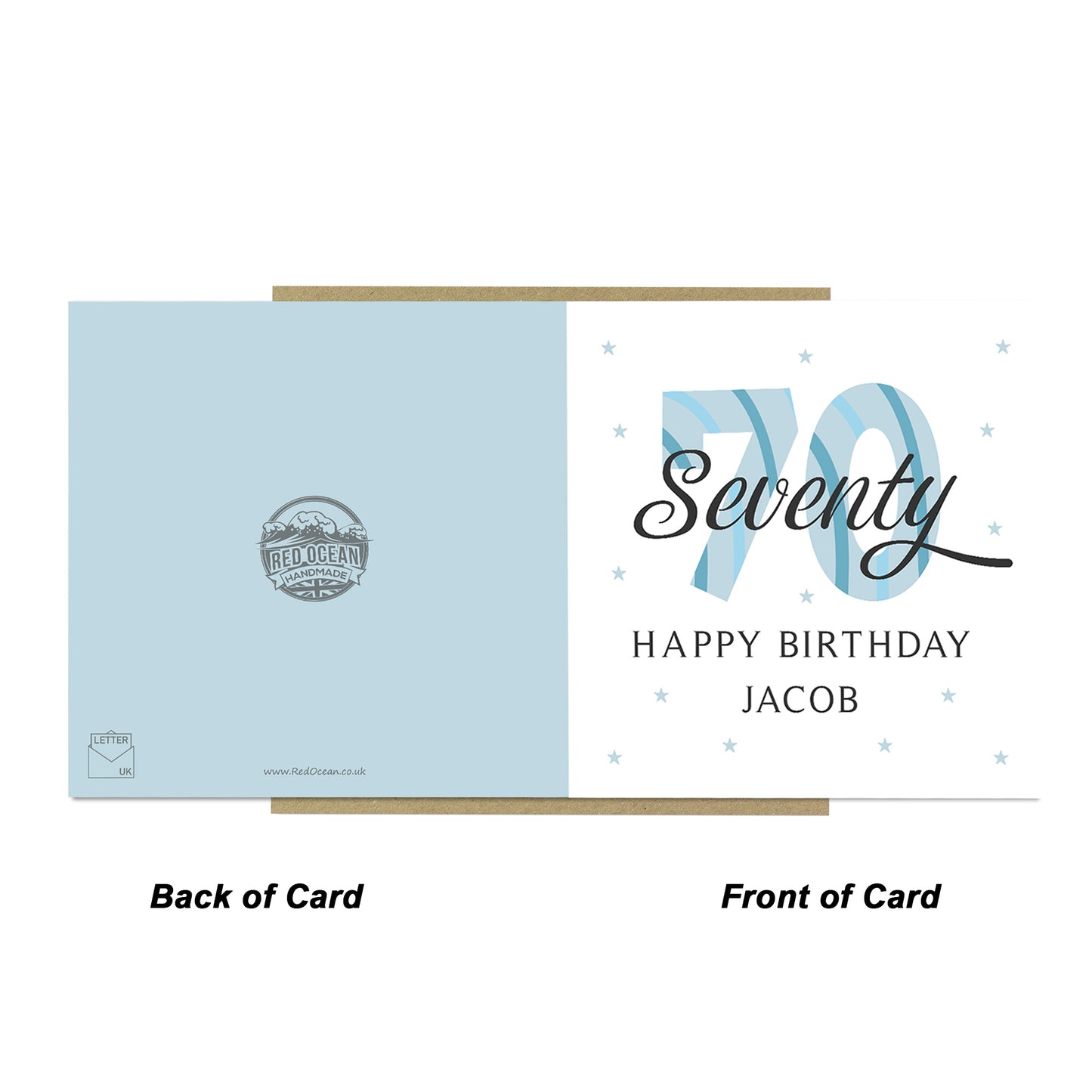 Personalised 70th Birthday Cards For Men Dad Grandad Uncle