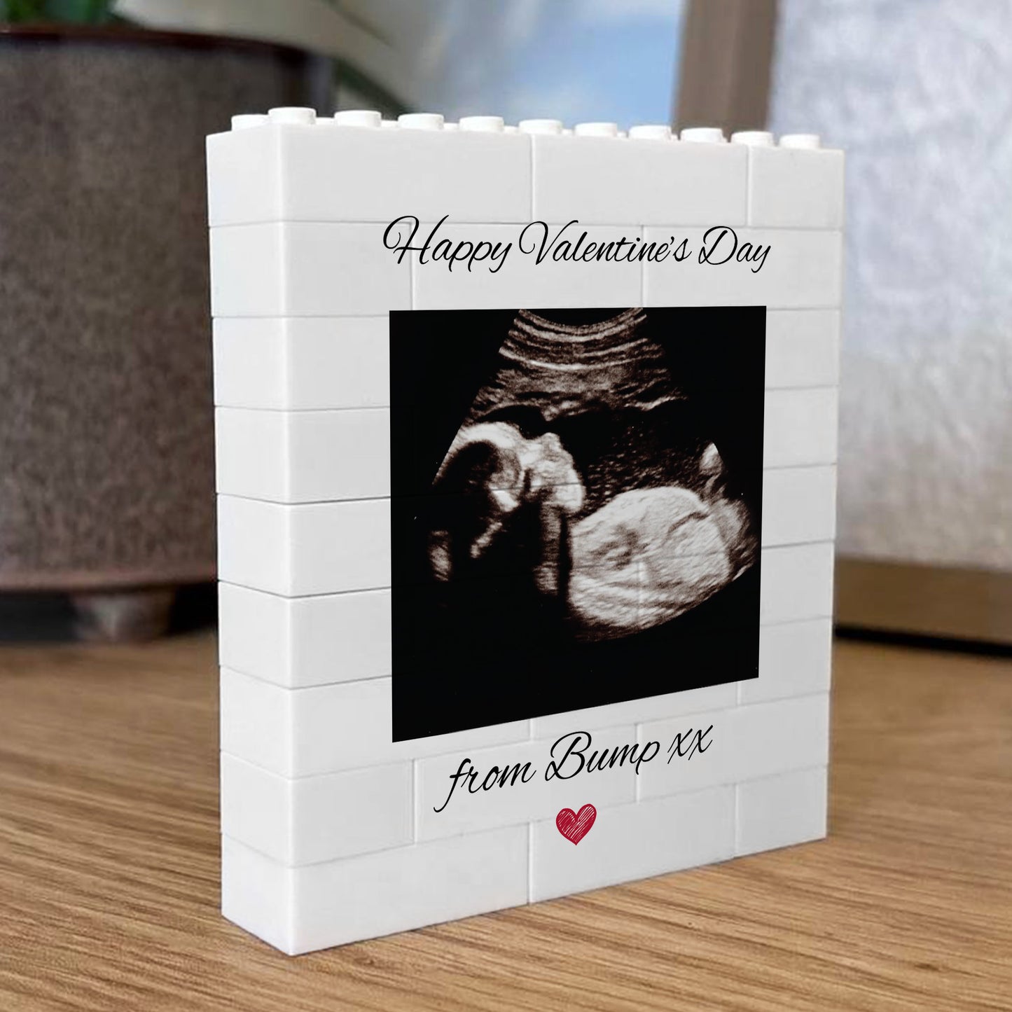 Personalised Valentines Gift From Bump Brick Photo Block Gift