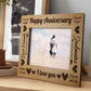 Happy Anniversary 7x5 Frame Couple Gifts For Anniversary