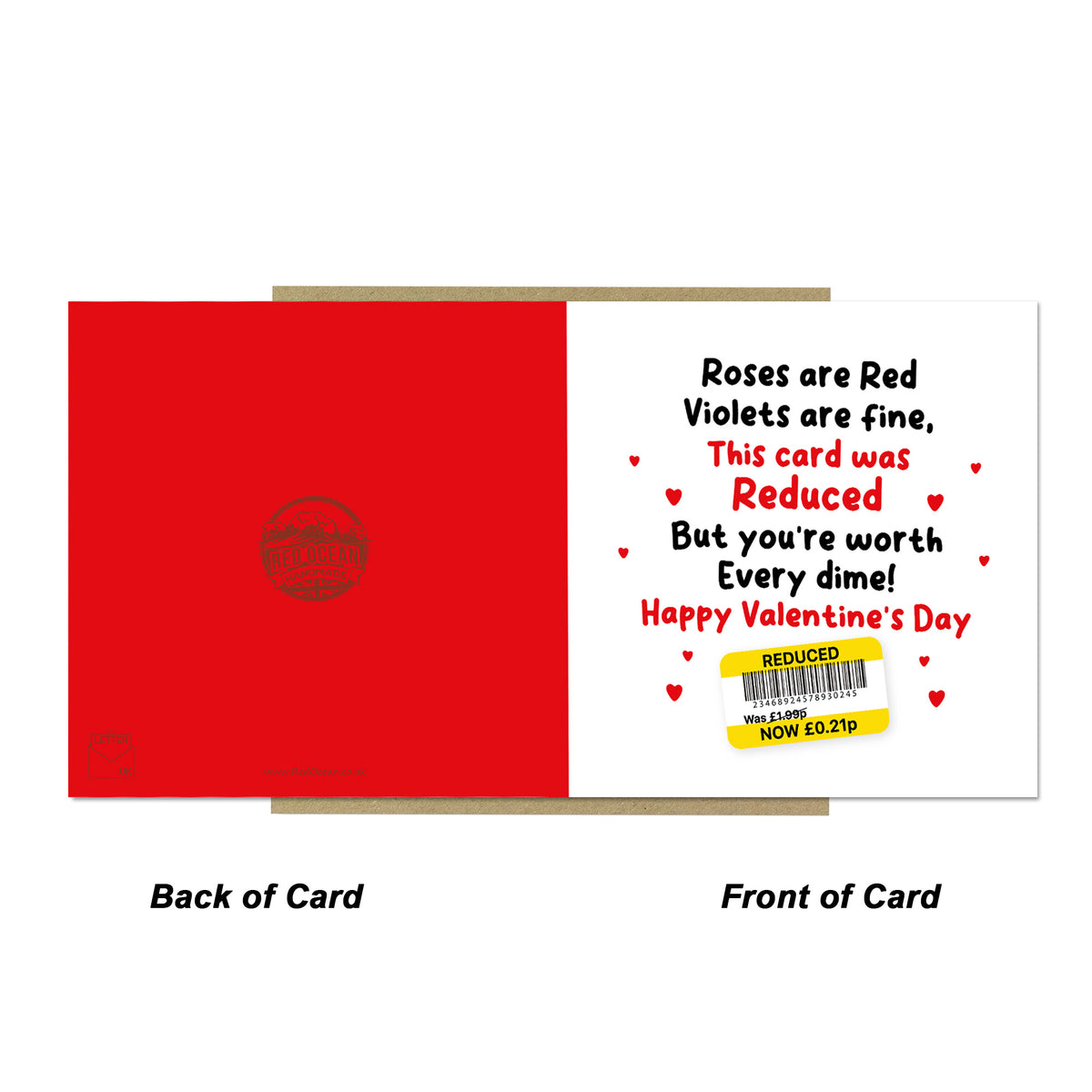 Funny Valentines Day Card For Him Her Boyfriend Girlfriend Joke