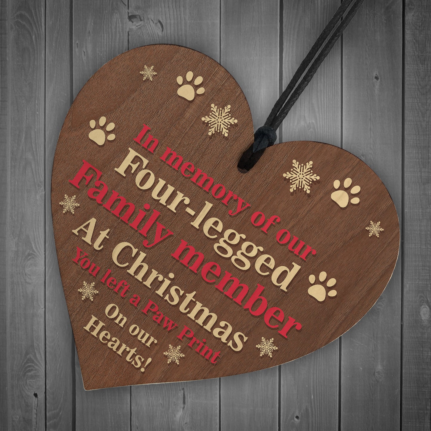 Pet Memorial Christmas Tree Decoration Bauble In Loving Memory