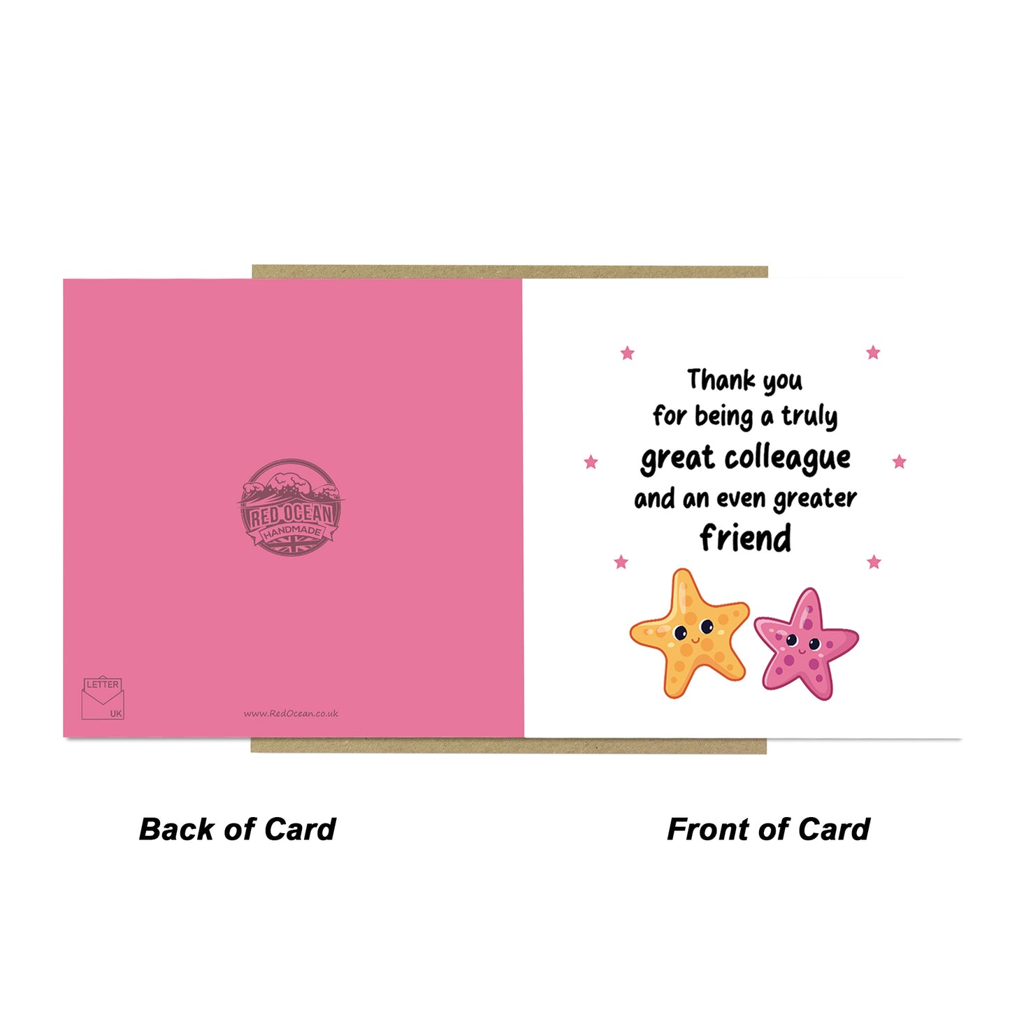 Colleague Card To Say Thank You Card For Great Colleague