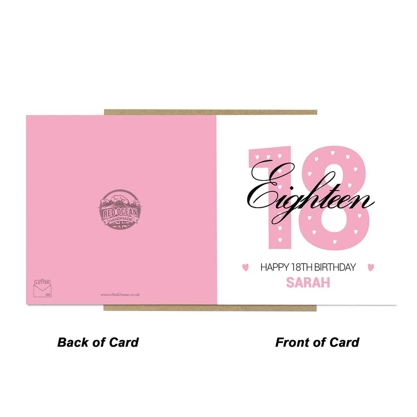 PERSONALISED 18th Birthday Card For Daughter Granddaughter Niece