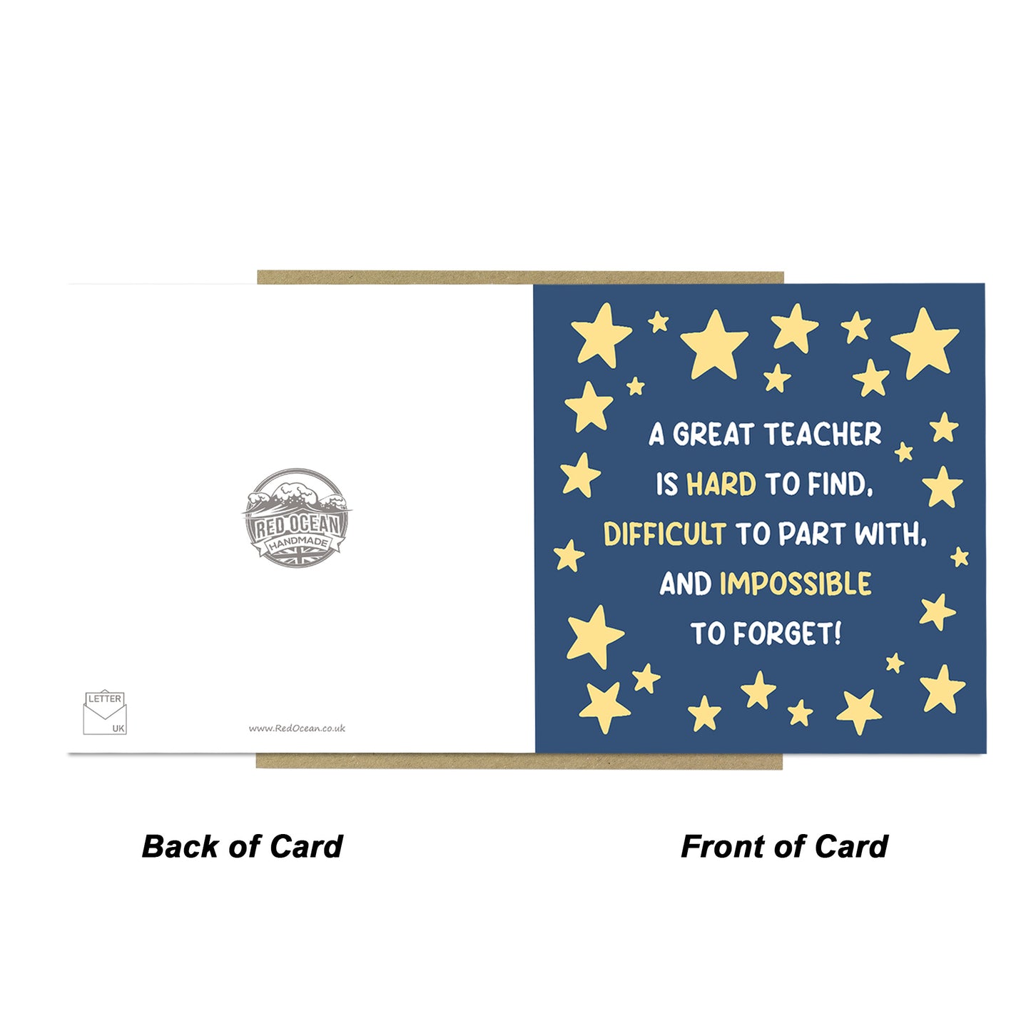 Teacher Appreciation Card Thank You Cards For School Nursery