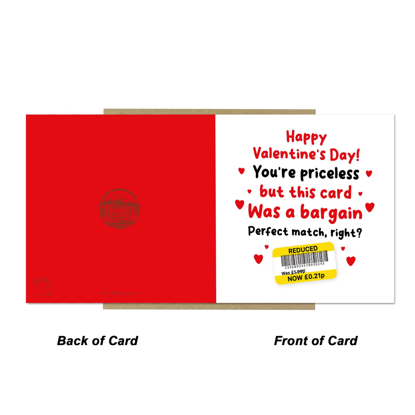 Joke Valentines Day Card For Boyfriend Girlfriend Funny Reduced