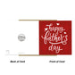 Fathers Day Card, Card For Dad From Daughter Son, 145 x 145mm