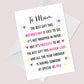 Mothers Day Card For Mum Cards For Her Mothers Day Card