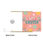 Easter Card, Pink Easter Card, Card For Easter, Easter Wishes