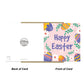 Easter Card, Floral Pastel Easter Card, Card For Easter