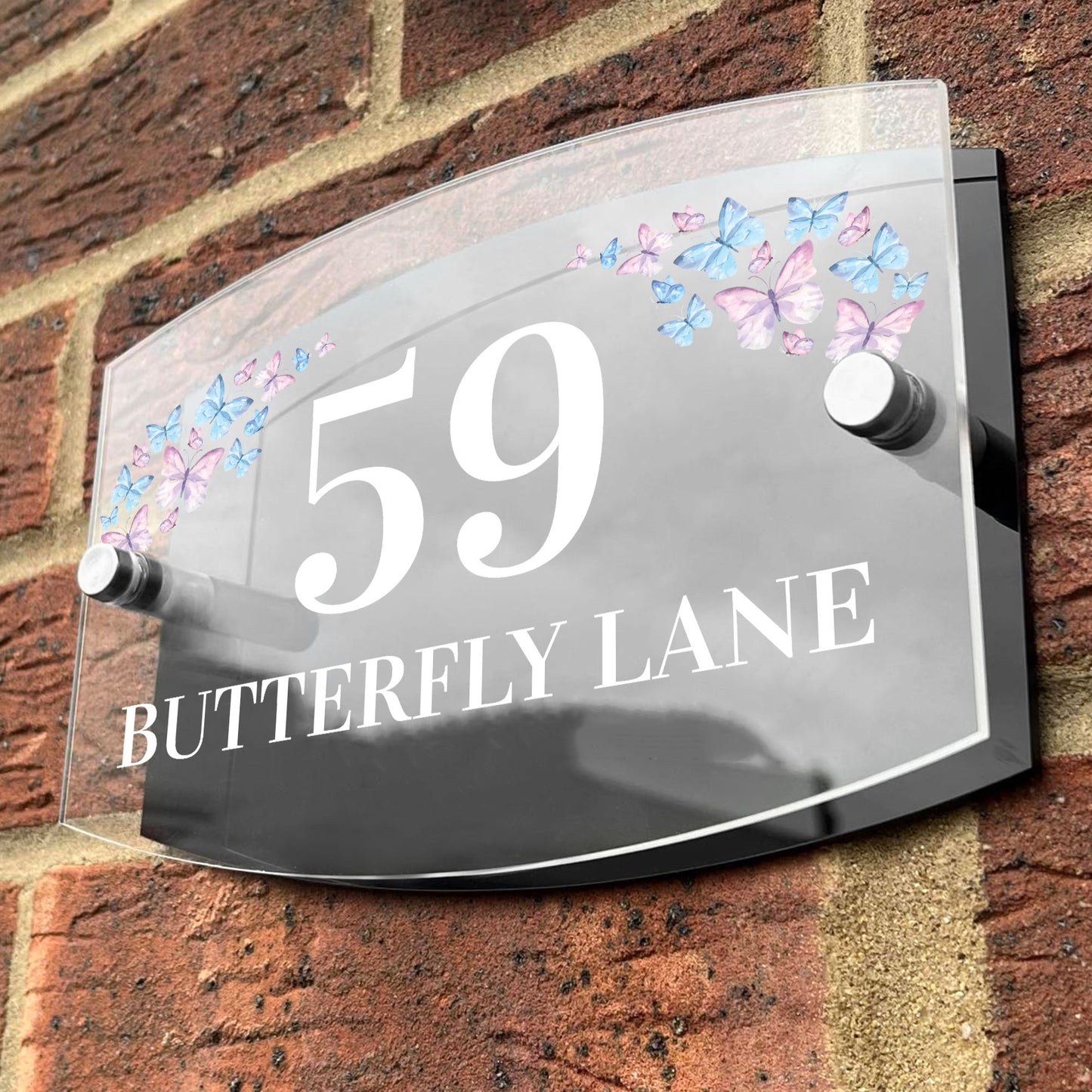 House Numbers Plaques Contemporary Personalised House Signs Door