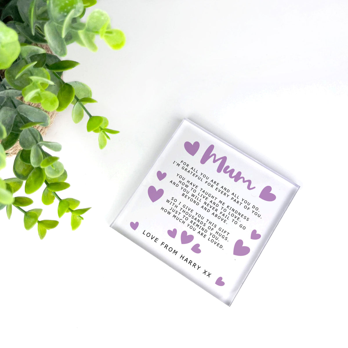 Personalised Gifts for Mum Birthday Gift from Daughter Son