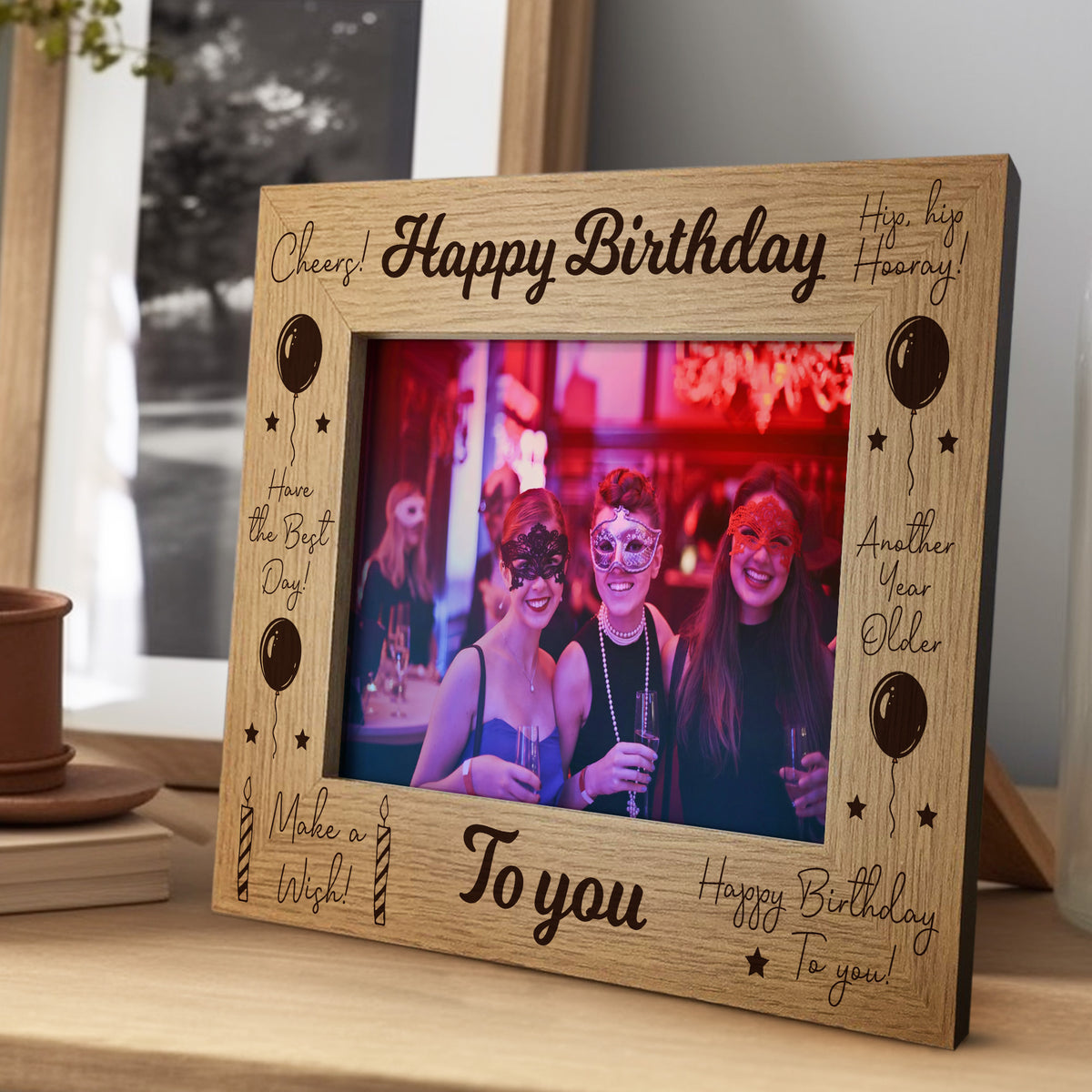 Happy Birthday 7x5 Frame Gift For Him Her Birthday Gift