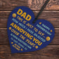 Fathers Day Wooden Heart Funny Dad Gifts For Him Fathers Day