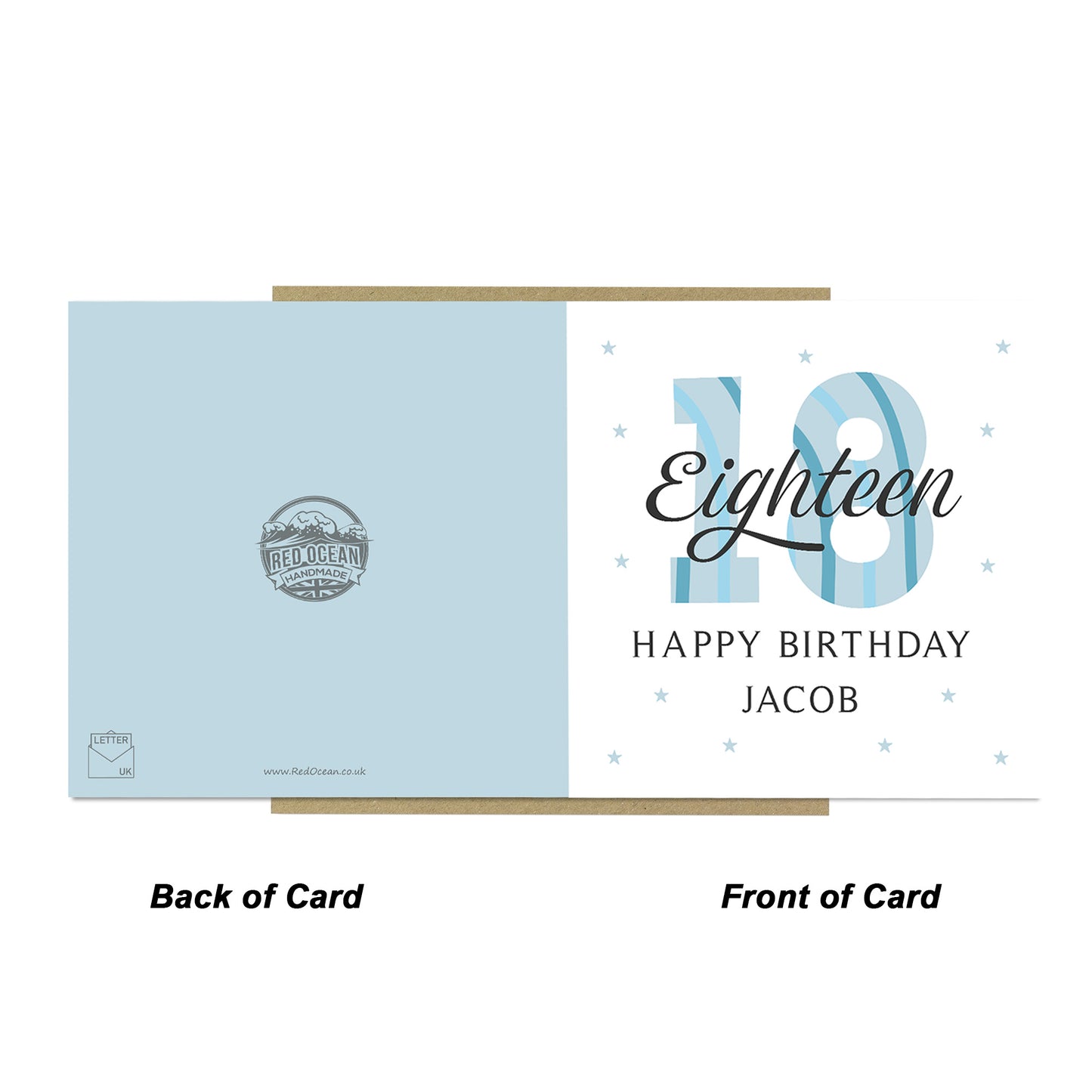 Personalised 18th Birthday Cards For Men Brother Son Grandson