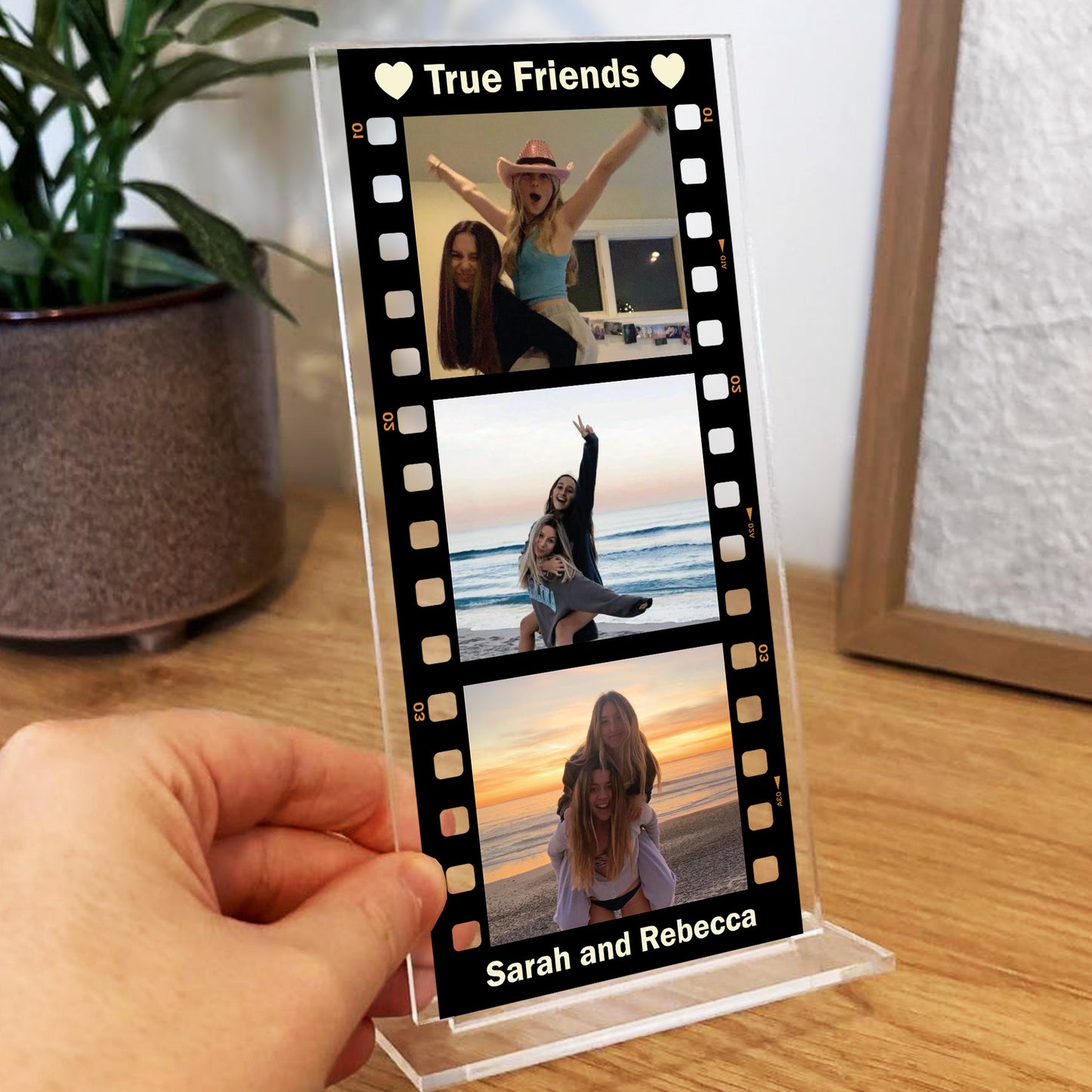 True Friends Plaque Best Friend Sign Friendship Gift Photo Sign