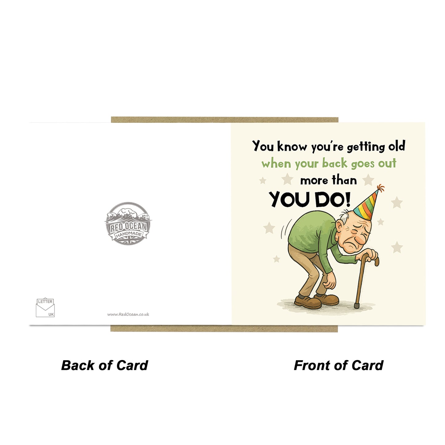 Funny Joke Dad Grandad Birthday Card With Envelope Included