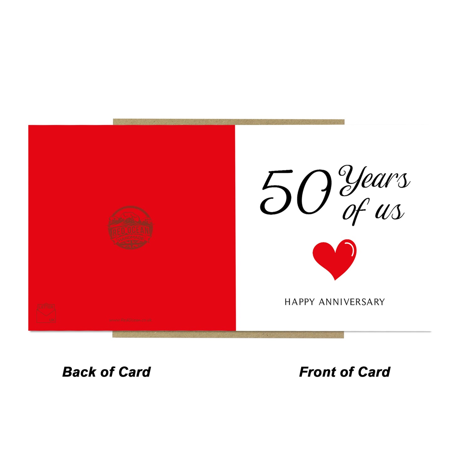50th Anniversary Card For Husband Wife Grandparents