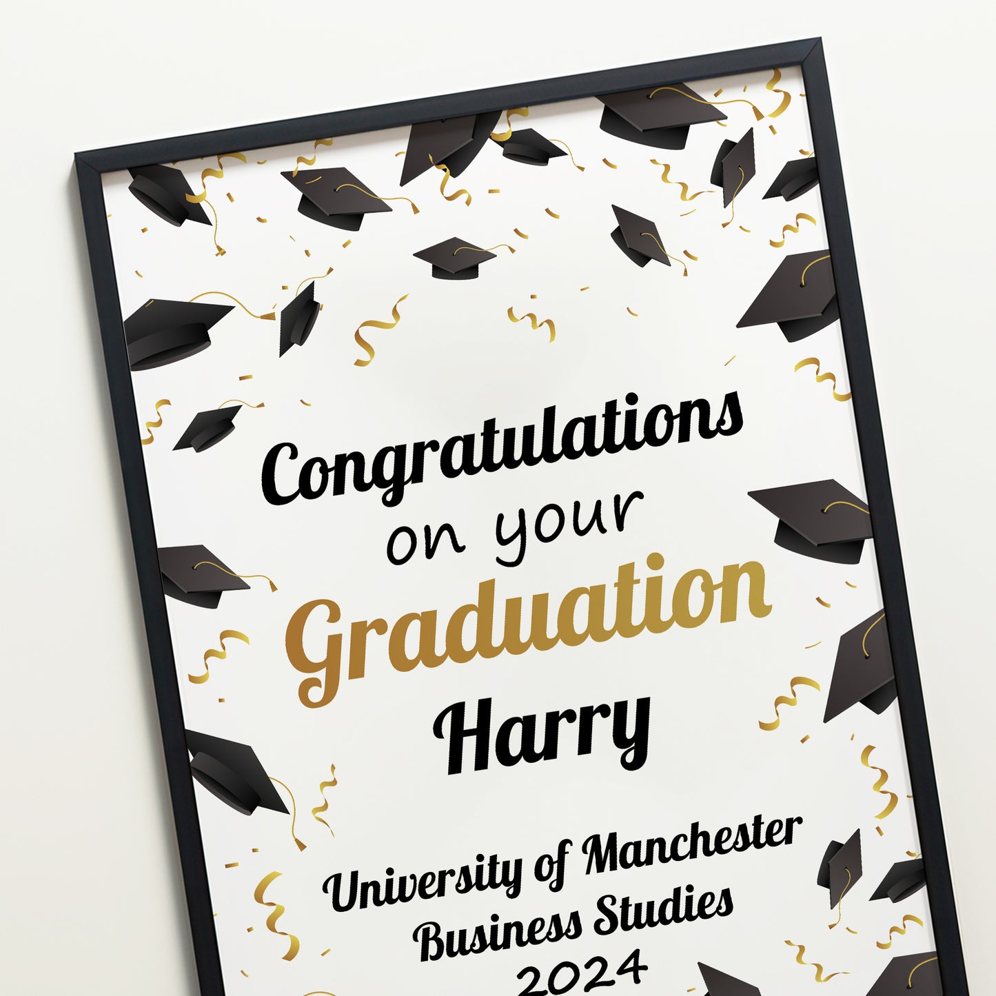 Personalised Graduation Gift Graduation Framed Print