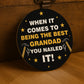 Fathers Day Gift For Grandad Nailed It Grandad Gift Man Cave