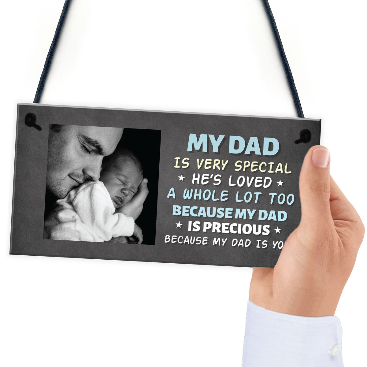 Personalised Gift For Dad Photo Plaque Birthday Gifts For Dad