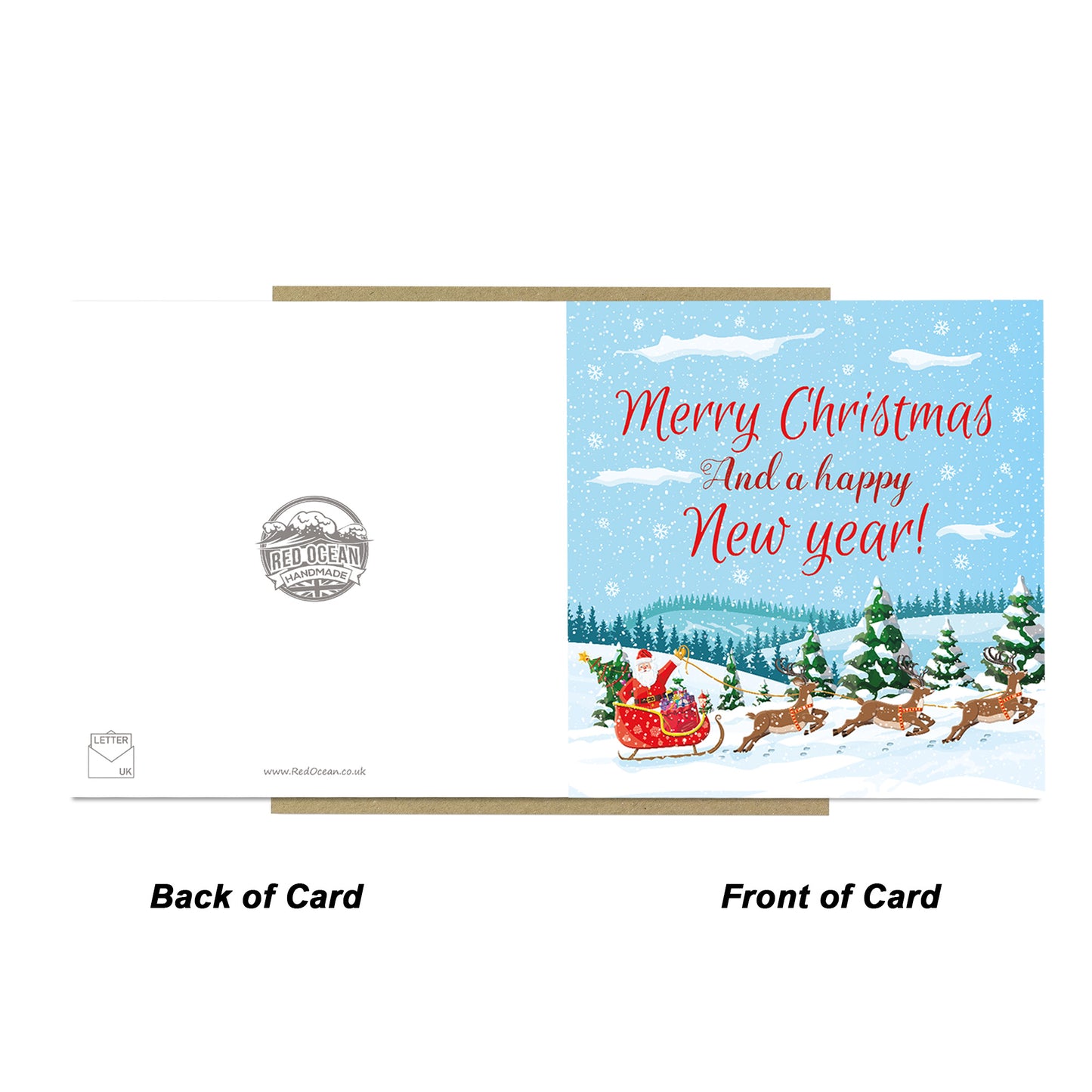 Merry Christmas Card Happy New Year Greetings Cards For Friends