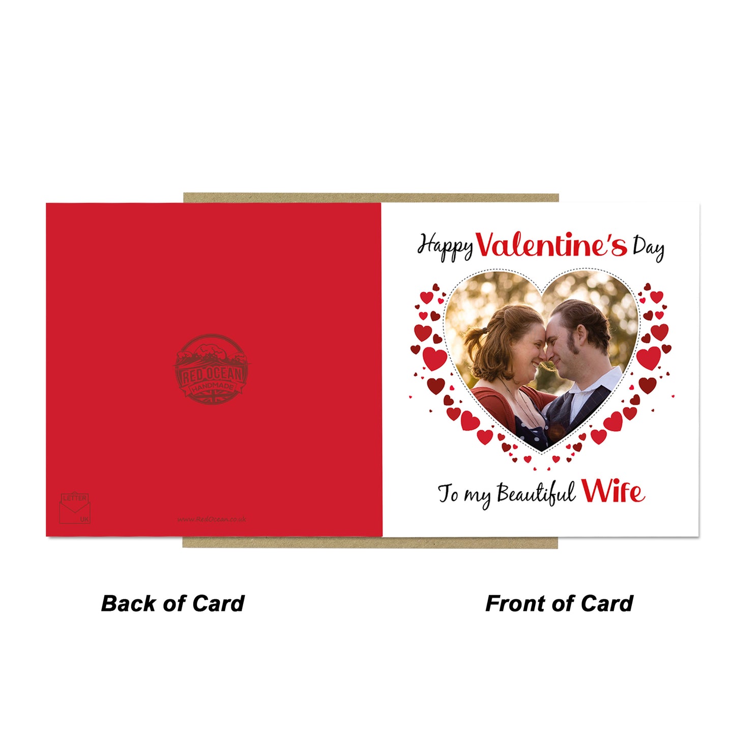 Valentines Day Personalised Photo Valentines Day Card To My Wife