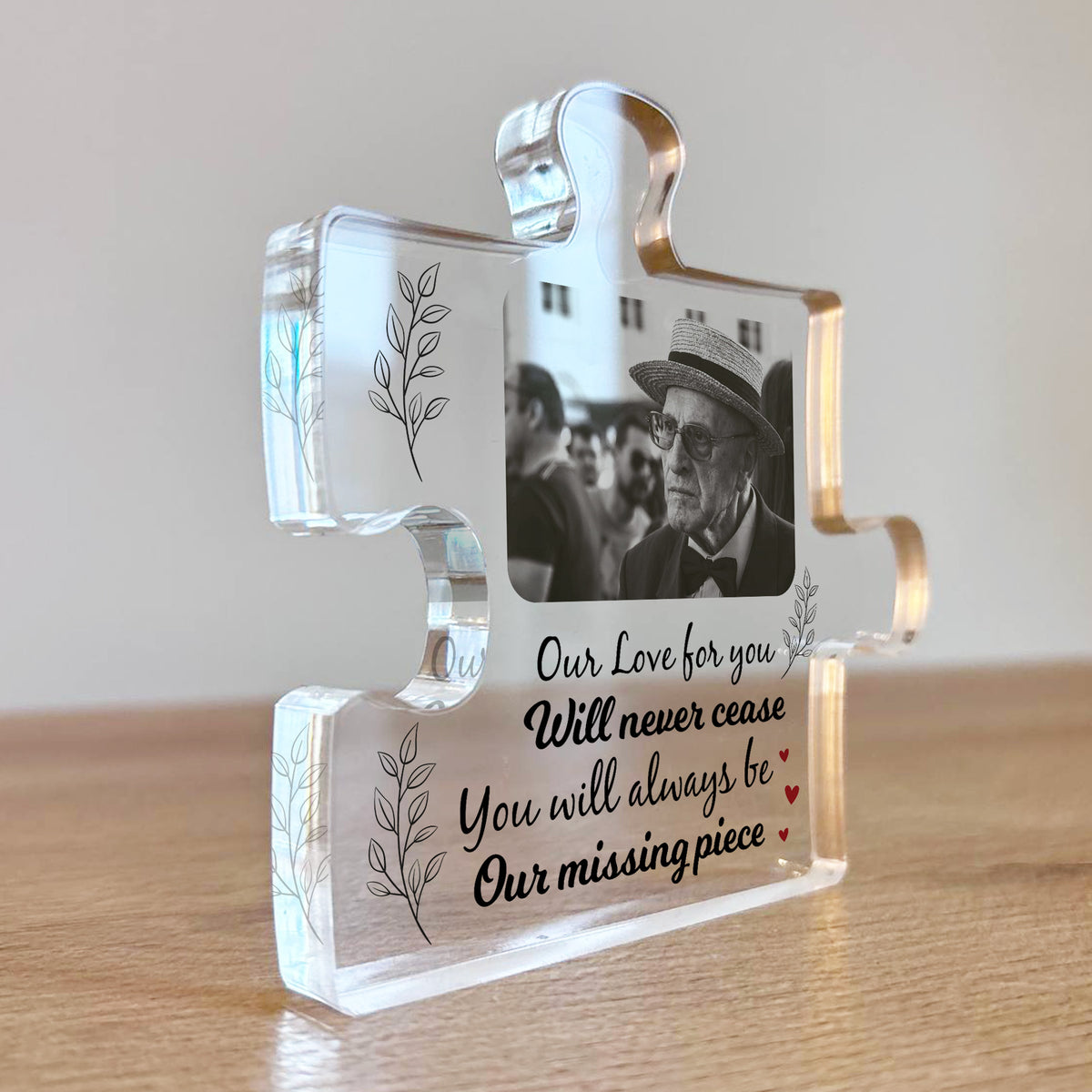 Missing Piece Memorial Gift For Mum Dad Nan Nanny Grandad