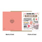 Teaching Assistant Thank You Card With Kraft Envelope For Her