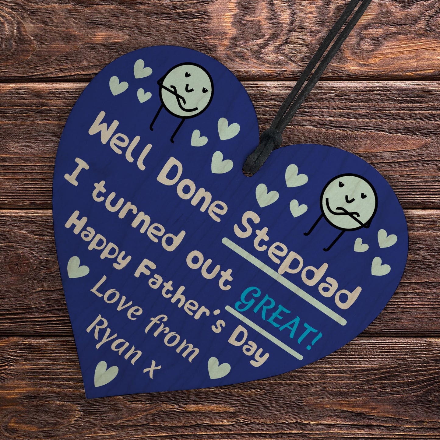 Funny Fathers Day Gift For Stepdad I Turned Out Great Humour