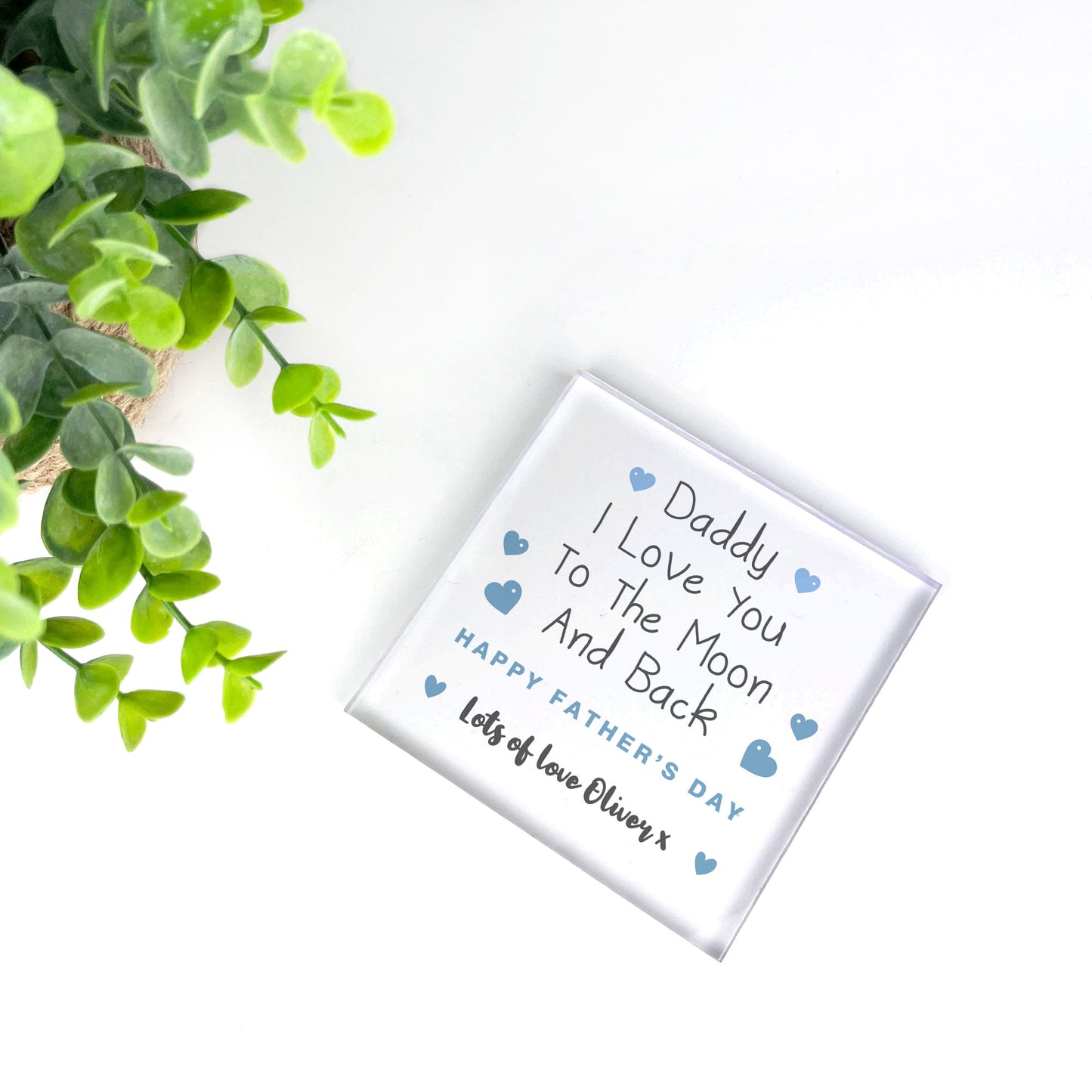 Cute Fathers Day Gift For Daddy From Daughter Son Personalised