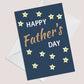 Fathers Day Card, Card for Dad, Stars Design With Envelope