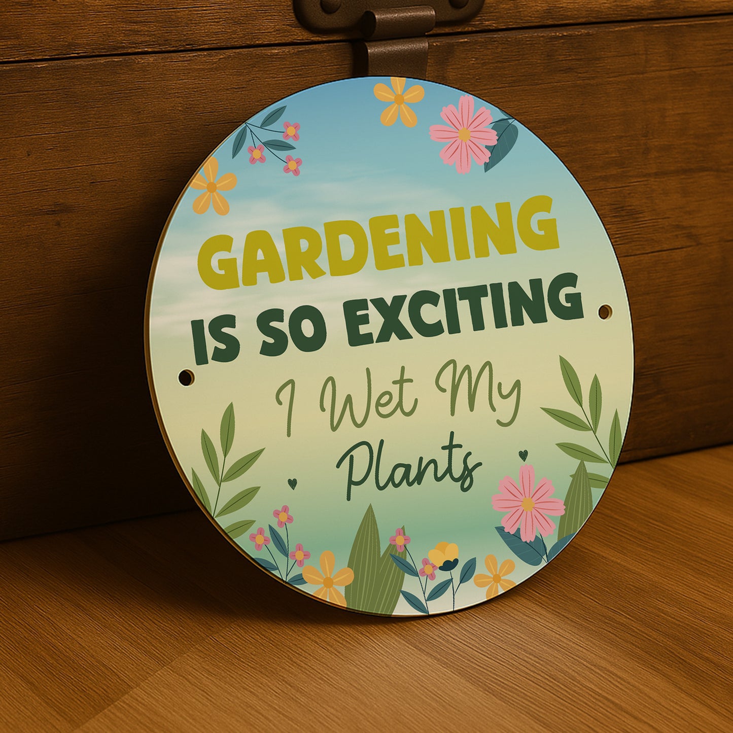 Gardening So Exciting Funny Novelty Garden Sign For Outside