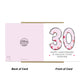 30th Wedding Anniversary Card With Envelope Anniversary Cards