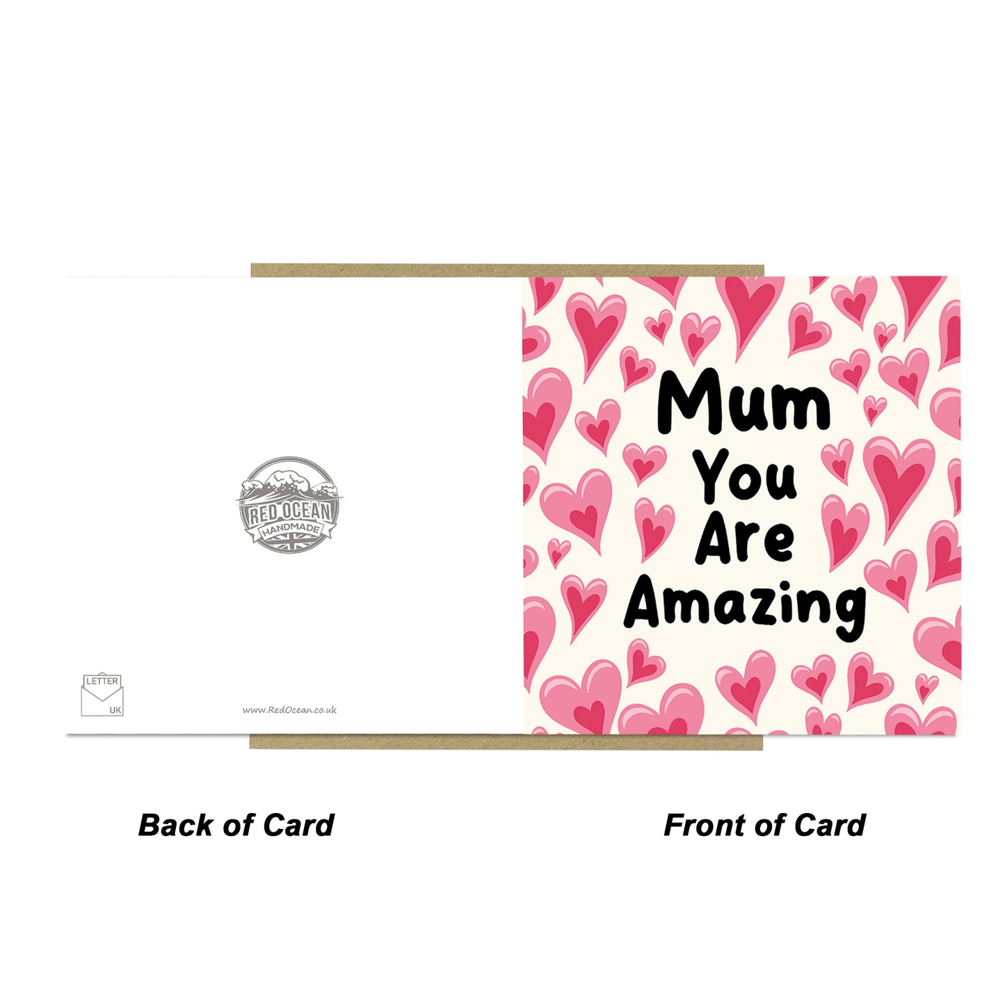 Mothers Day Card Mum Card With Envelope Mum Cards From Daughter
