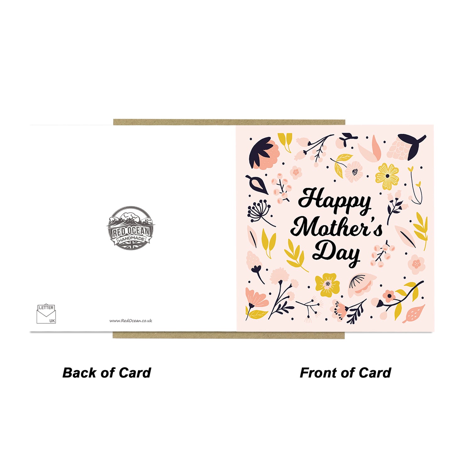 Happy Mothers Day Card Mum Card From Daughter Son Greetings Card