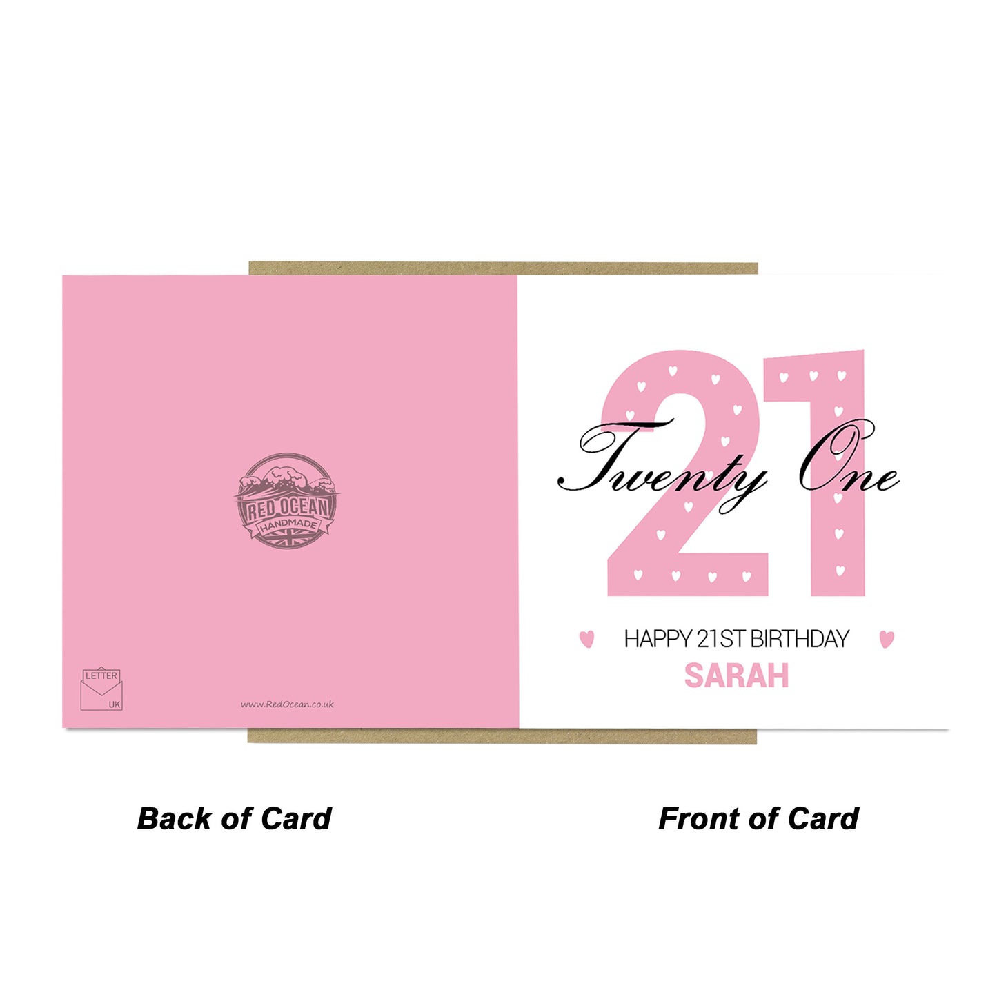 ERSONALISED 21st Birthday Card For Daughter Granddaughter Niece