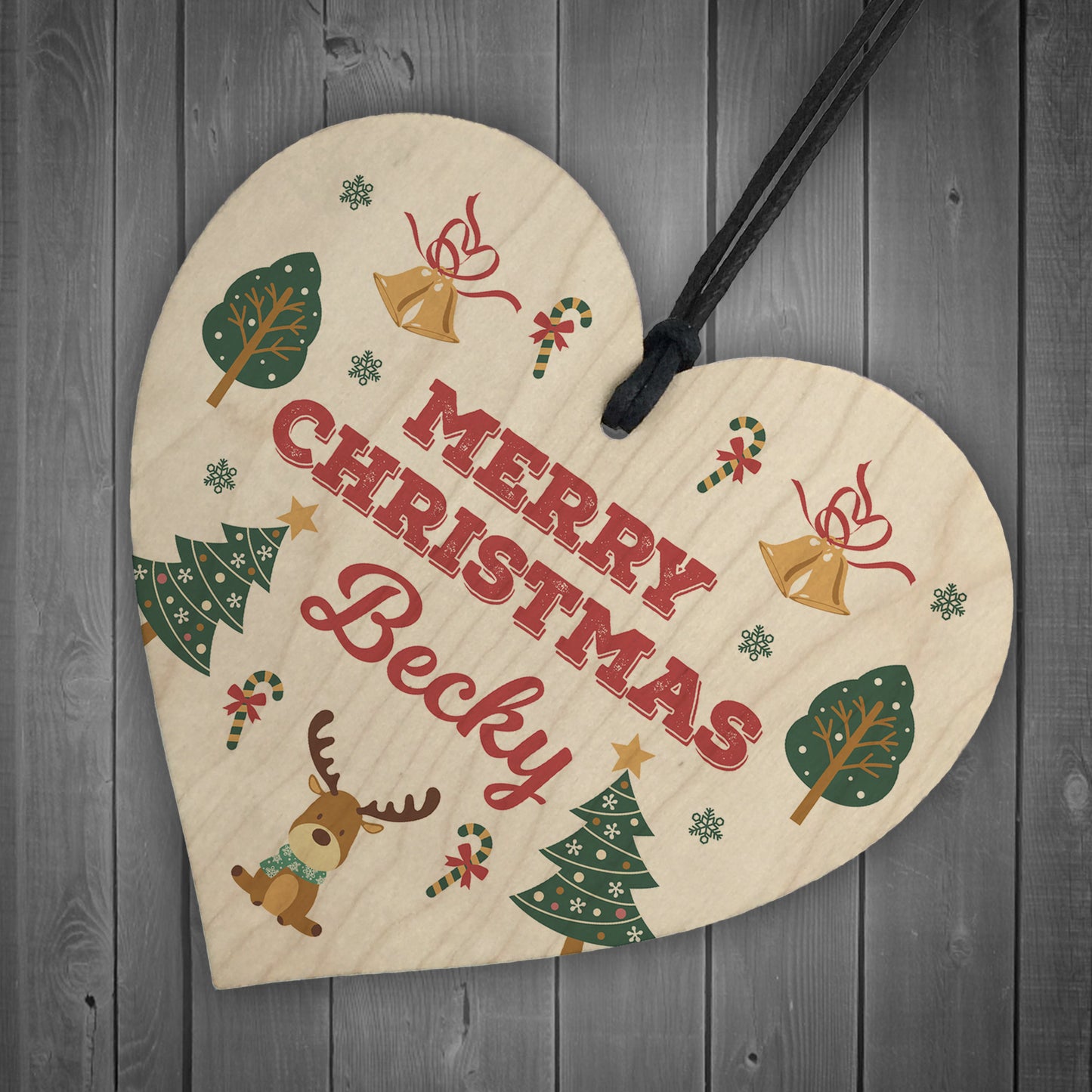 Merry Christmas ANY NAME Gift For Daughter Son Granddaughter