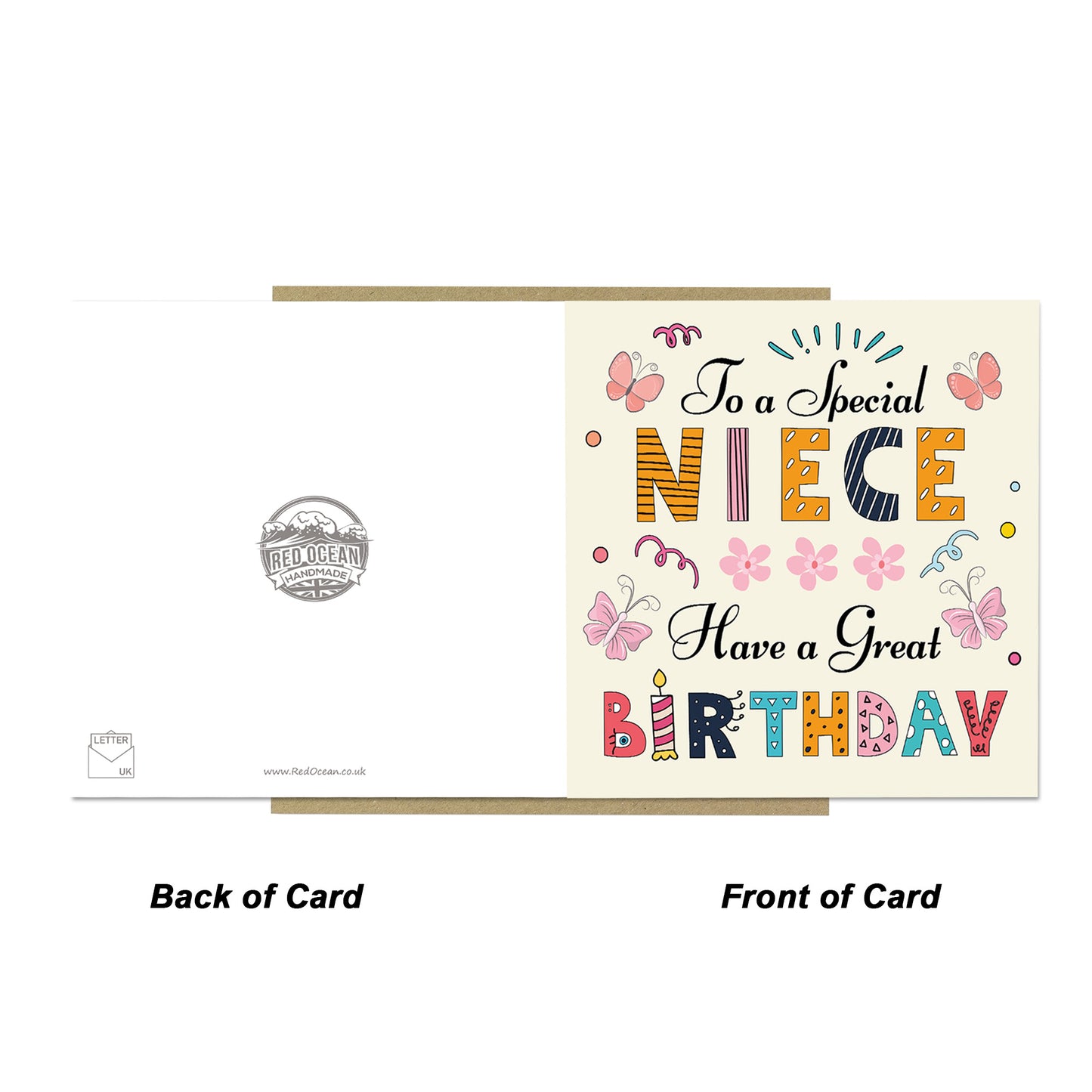 Niece Birthday Card Child Birthday Card For Niece Card For Girl