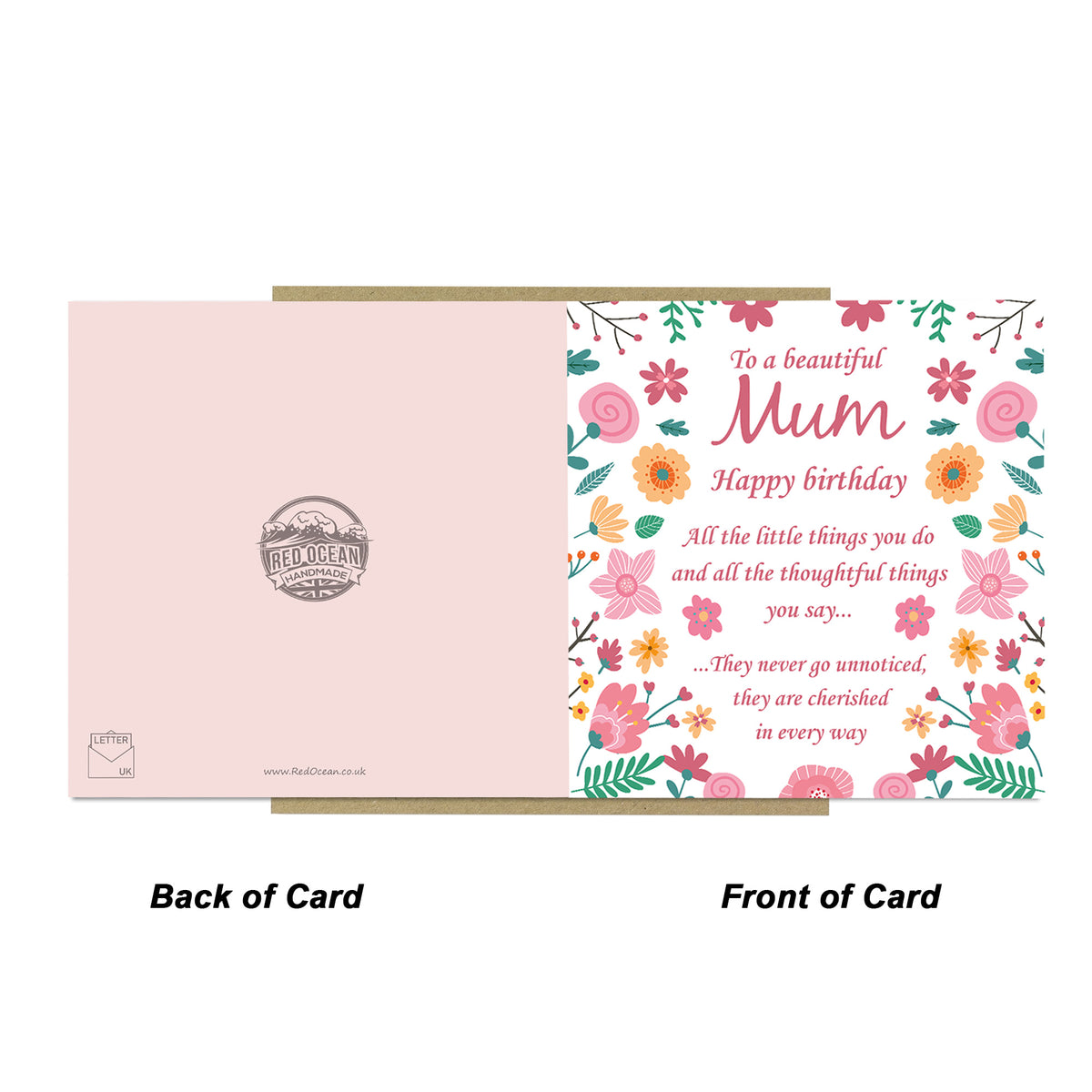 Happy Birthday Card Poem Card For Mum Mother To A Beautiful Mum